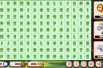 Word Search Animals